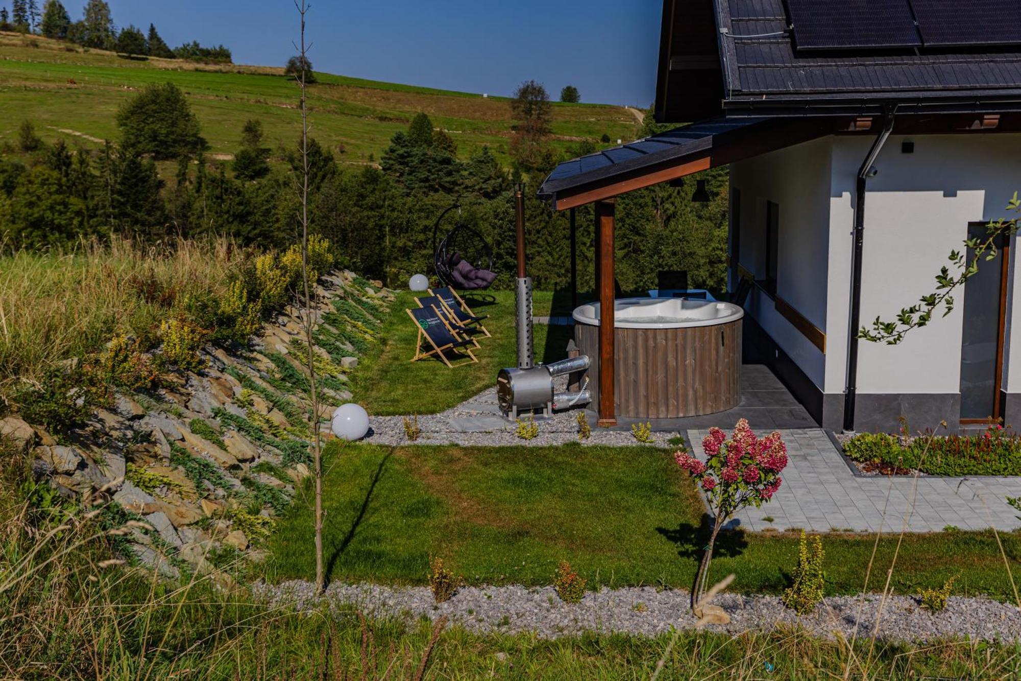 Maciejowe Wzgorze Domek Z Dwoma Niezaleznymi Apartamentami Ze Spa - Sauna, Jacuzzi, Teznia, Izba Solna I Solankowa, Balia Na Wylacznosc Z Hydromasazami 拉布卡 外观 照片